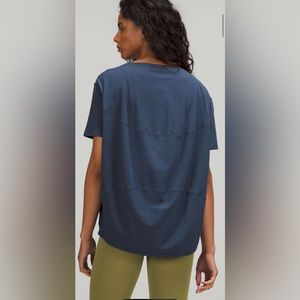 Back in Action Short Sleeve Shirt in Mineral Blue size 2